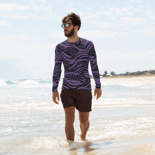 Purple Swirl Men's Rashie