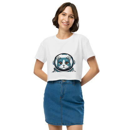 Spacecat Women’s crop top